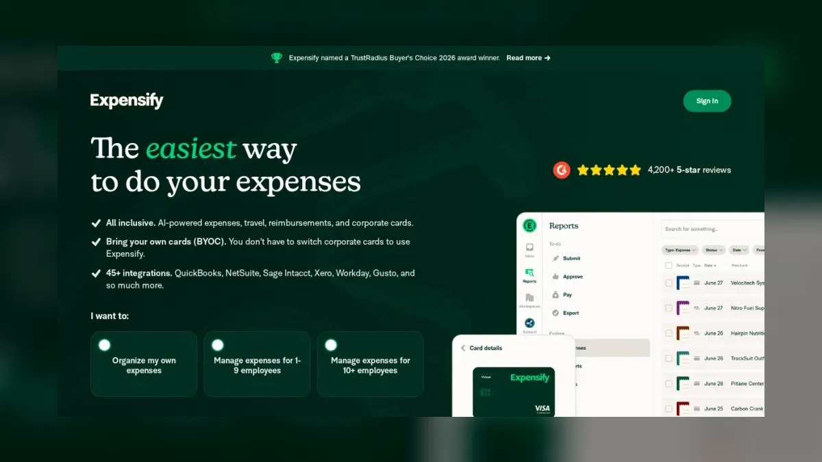 The 10 Best AI Tools for Expense Management in 2027 — figure 5