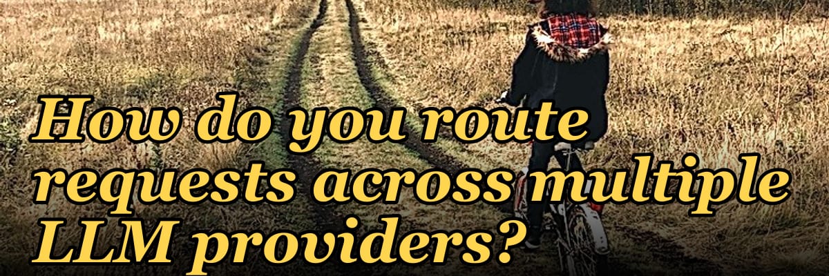 How do you route requests across multiple LLM providers?