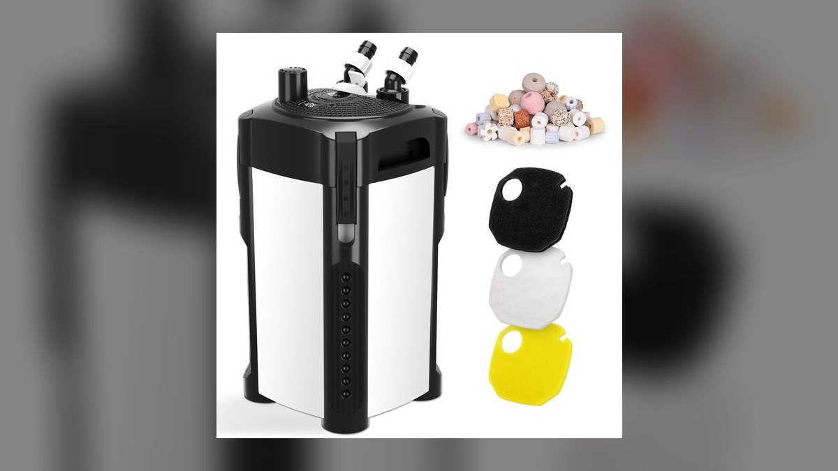 What is the best quiet canister filter for a 40-gallon breeder tank in a bedroom — figure 1