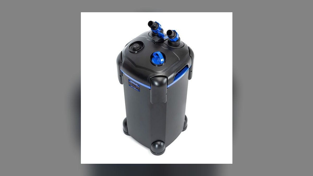 What is the best quiet canister filter for a 40-gallon breeder tank in a bedroom?
