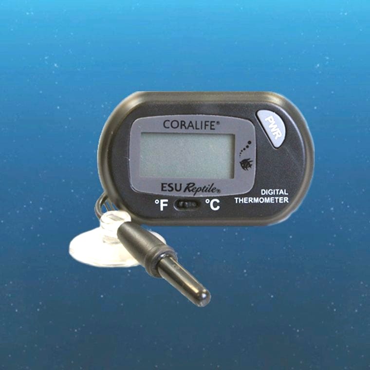 Coralife Digital Thermometer with Suction Cup