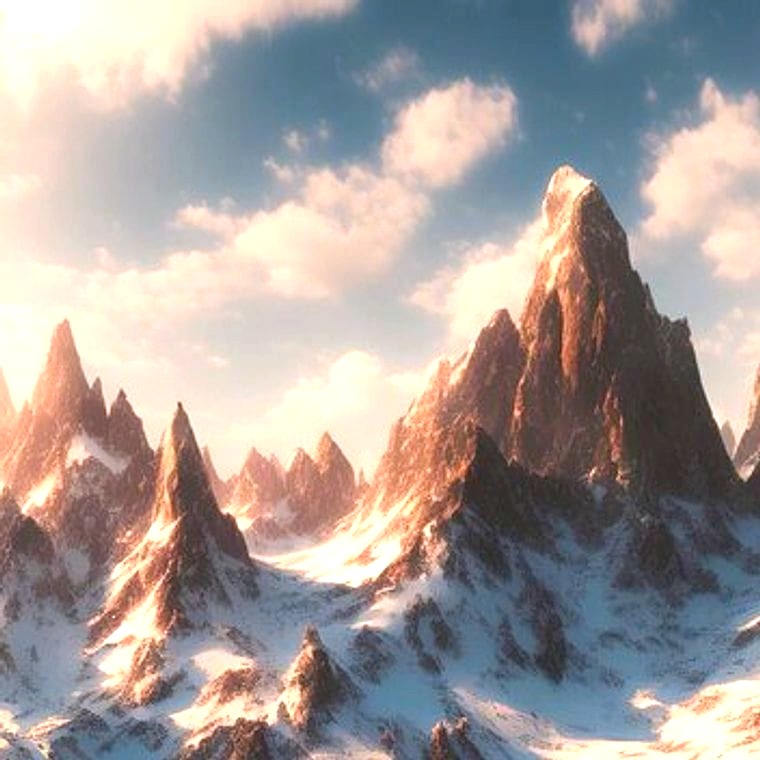 AquaDeco Rocky Mountain 3D background