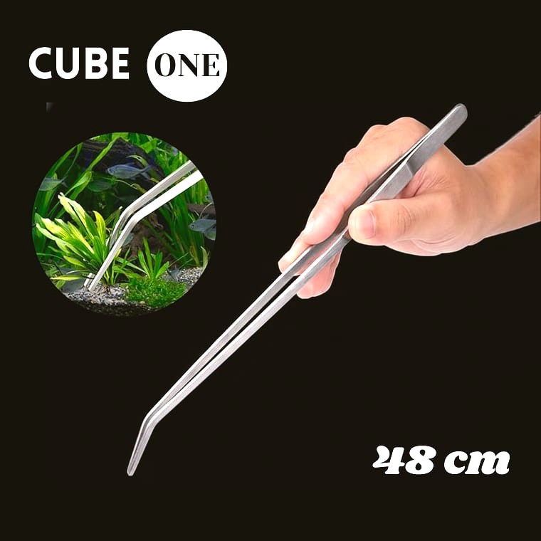AquaScaping Tools – Curved Tweezers, 14-Inch