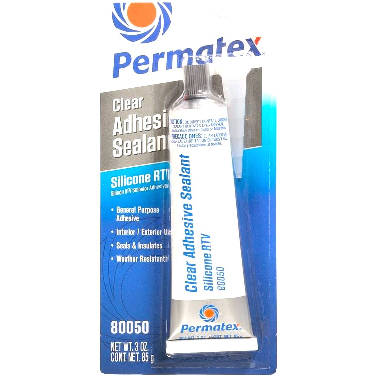 Permatex 80050 Clear RTV Silicone