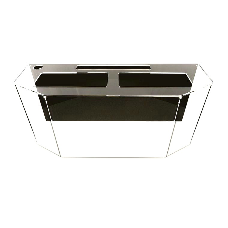 SeaClear 55 Gal Flat Back Hexagon Aquarium Stand