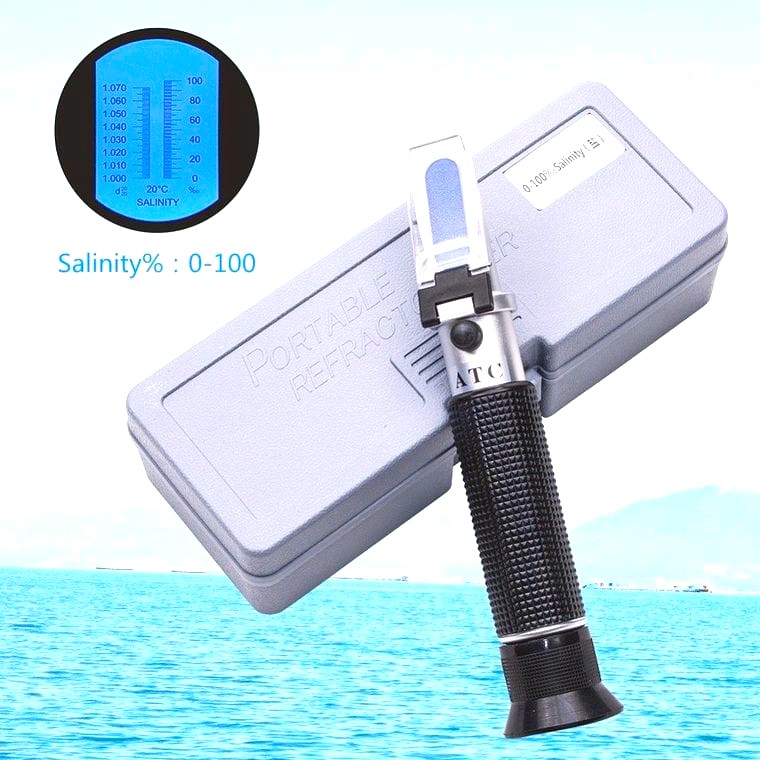 Digital Salinity Refractometer by RHS (RH-100)