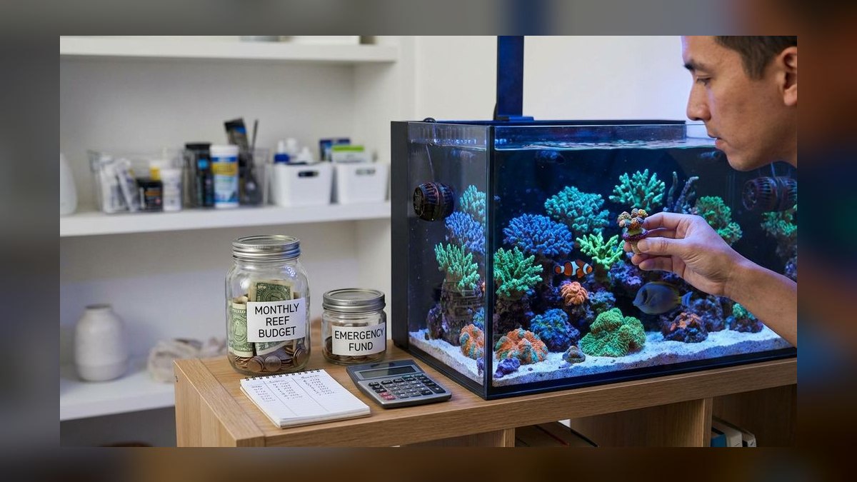 How do you maintain stable salinity in a reef tank?