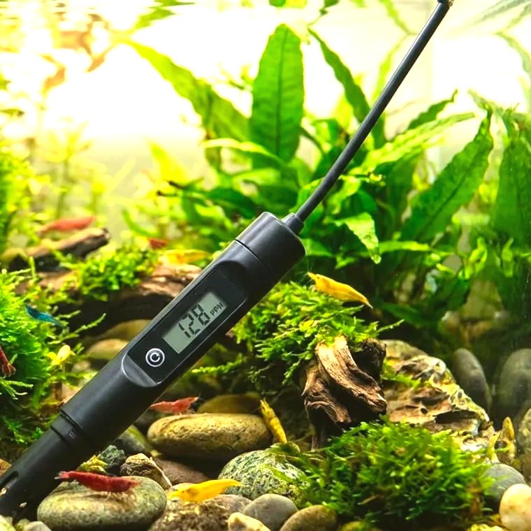 How do you raise water hardness in a shrimp tank?