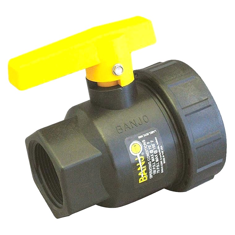 Banjo Corporation Full-Port PVC Ball Valve