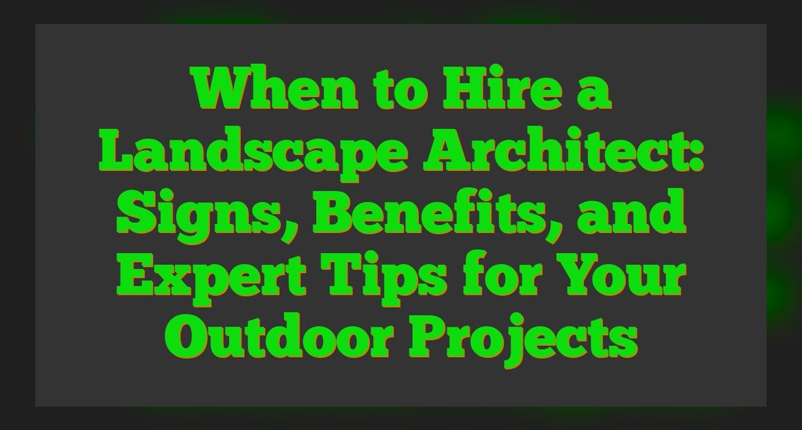 Should I hire an architect before or after I sign the lease for a buildout?