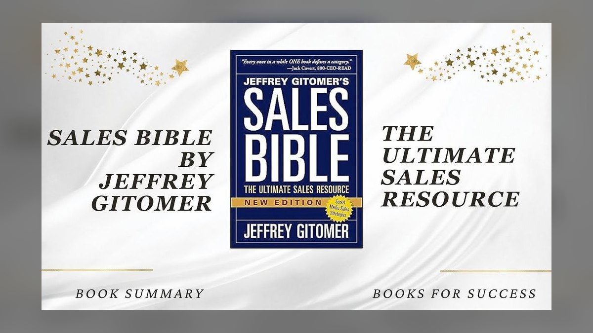 The Sales Bible by Jeffrey Gitomer — Cliff Notes Summary & Key Takeaways — figure 10