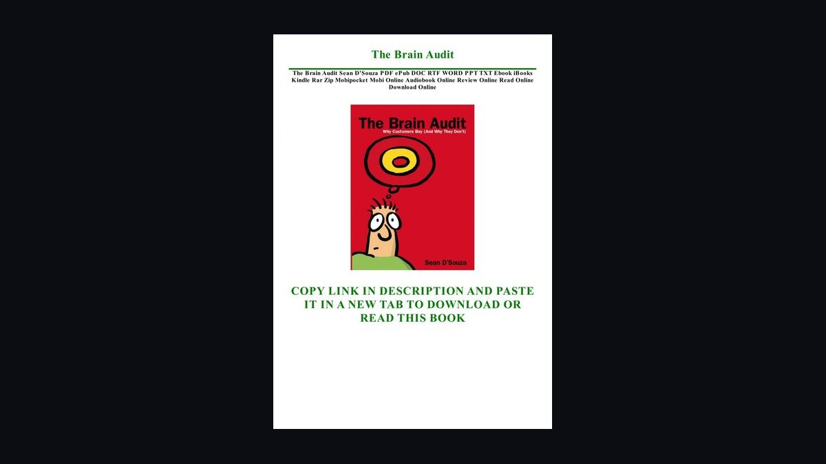 The Brain Audit by Sean D'Souza — Cliff Notes Summary