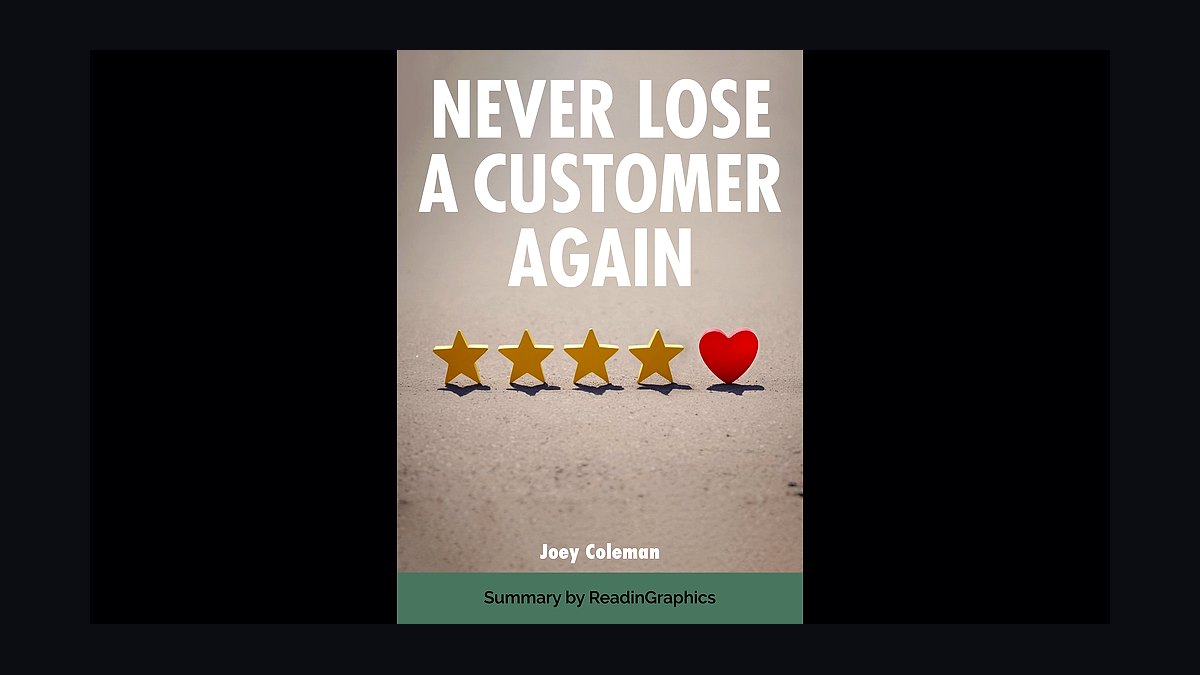 Never Lose a Customer Again by Joey Coleman — Cliff Notes Summary for Sellers — figure 1