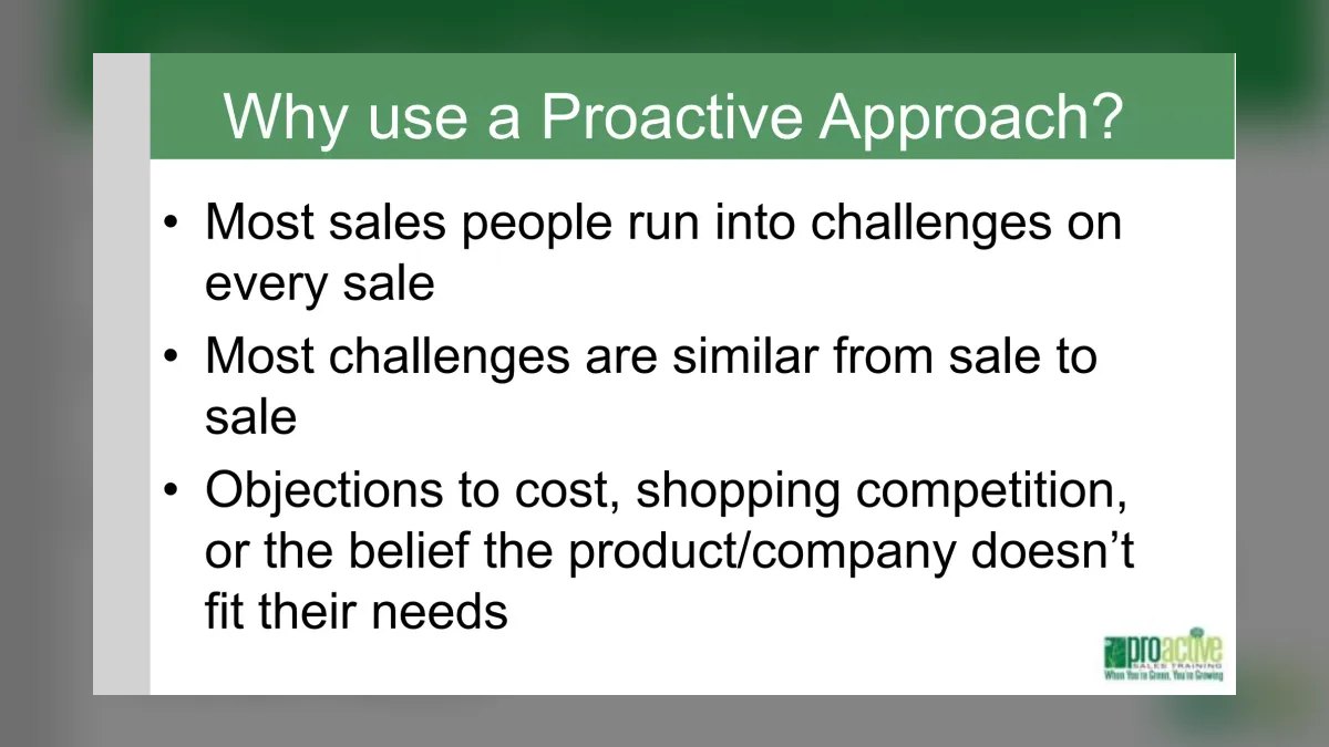 ProActive Selling by William Miller — Cliff Notes Summary