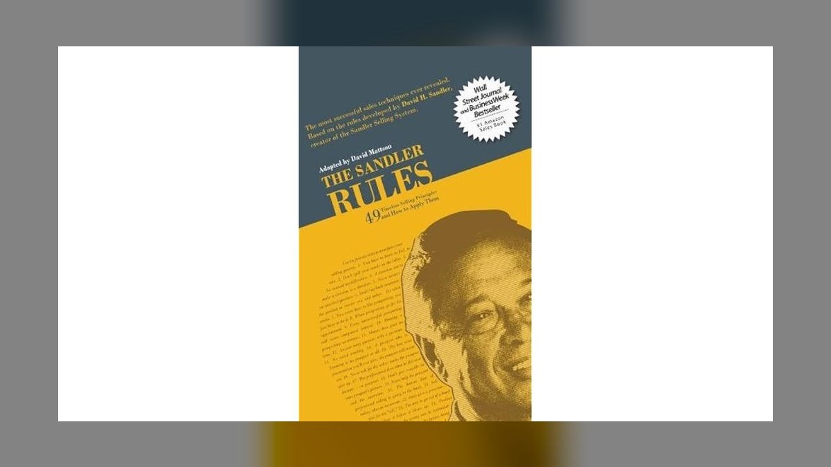 The Sandler Rules for Sales Leaders by David Mattson — Cliff Notes Summary — figure 4
