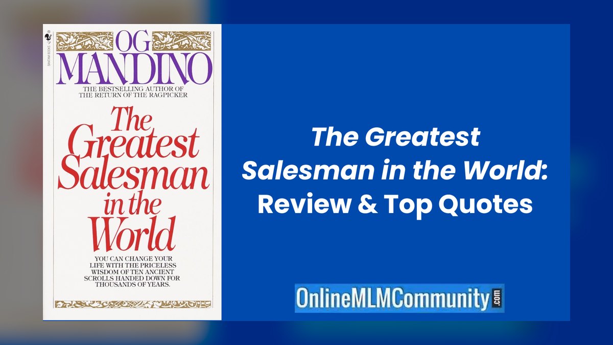 The Greatest Salesman in the World by Og Mandino — Cliff Notes Summary
