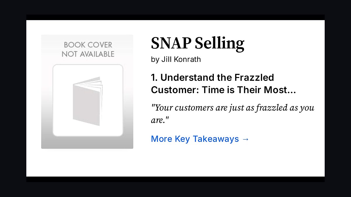 Snap Selling by Jill Konrath — Top 10 Key Takeaways for Sales Leaders in 2027 — figure 3