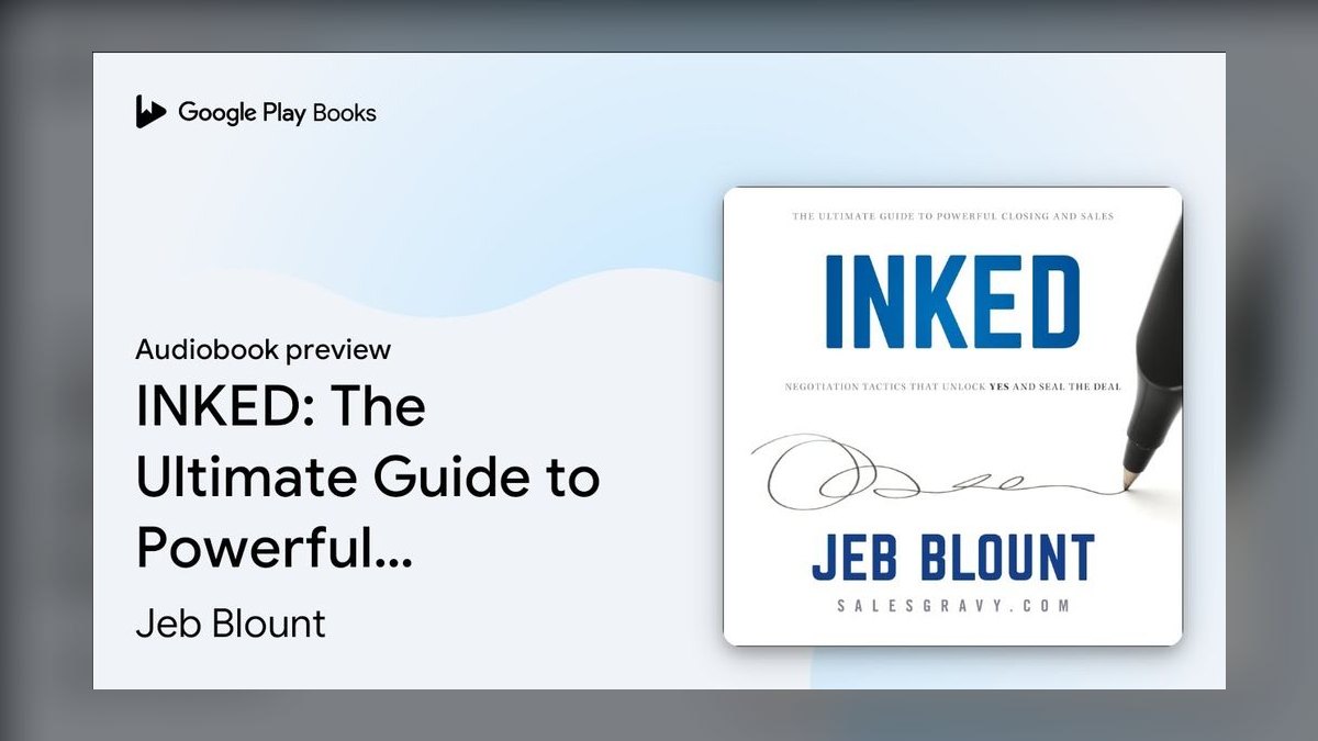 INKED by Jeb Blount — Top 10 Key Takeaways for Sales Leaders in 2027 — figure 10