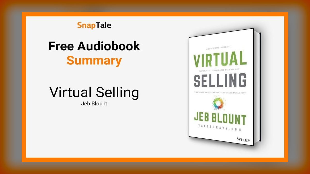 Virtual Selling by Jeb Blount — Top 10 Key Takeaways for Sales Leaders in 2027