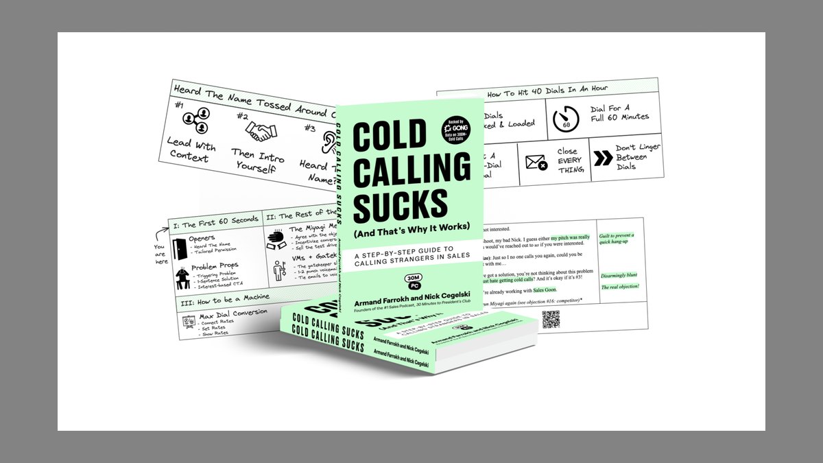 Cold Calling Sucks and That’s Why It Works by Armand Farrokh and Nick Cegelski — Top 10 Key Takeaways for Sales Leaders in 2027 — figure 1