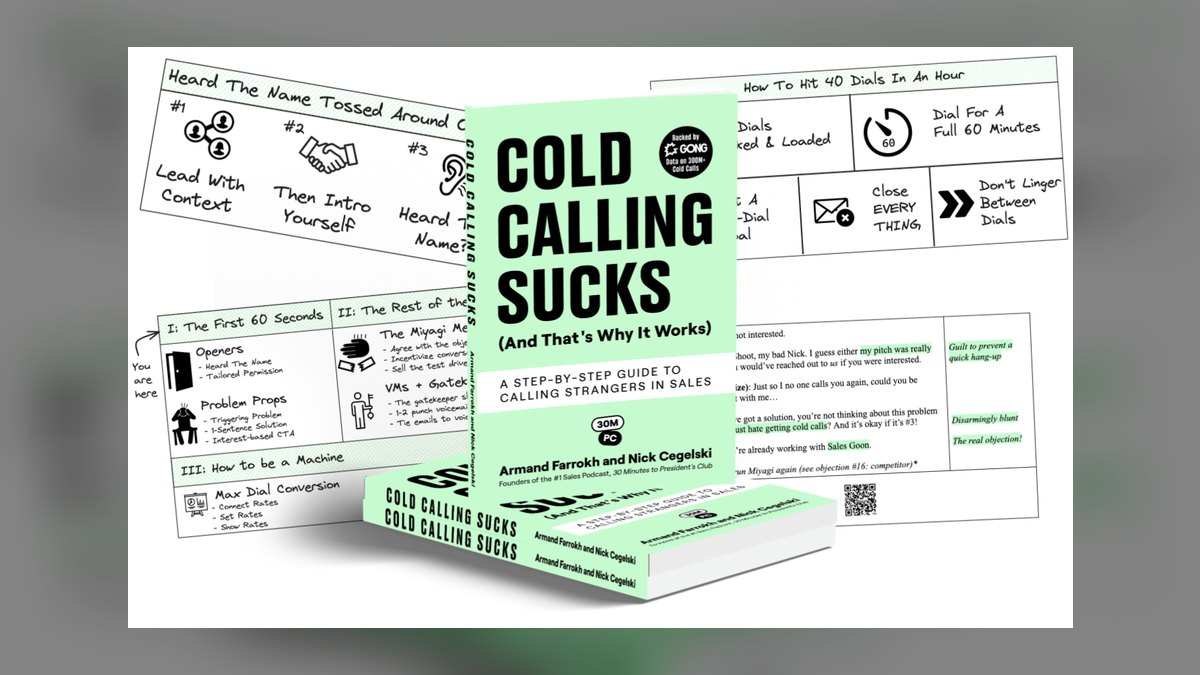 Cold Calling Sucks and That’s Why It Works by Armand Farrokh and Nick Cegelski — Top 10 Key Takeaways for Sales Leaders in 2027