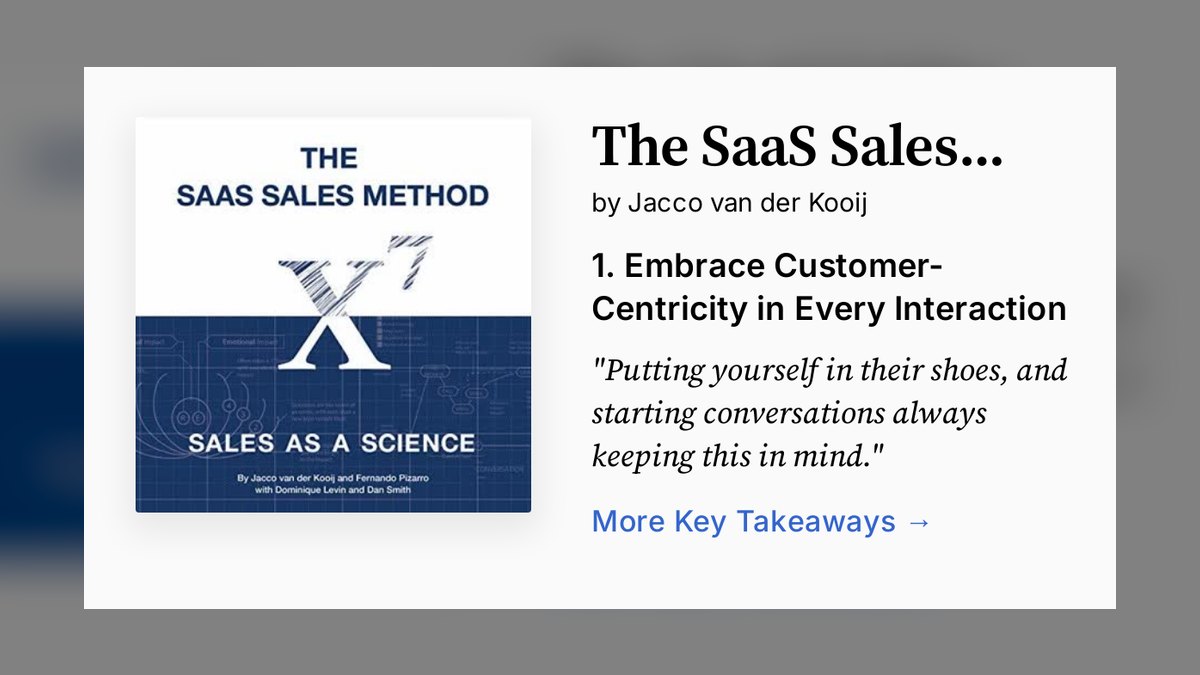 The SaaS Sales Method by Fernando Pizarro — Top 10 Key Takeaways for Sales Leaders in 2027 — figure 1