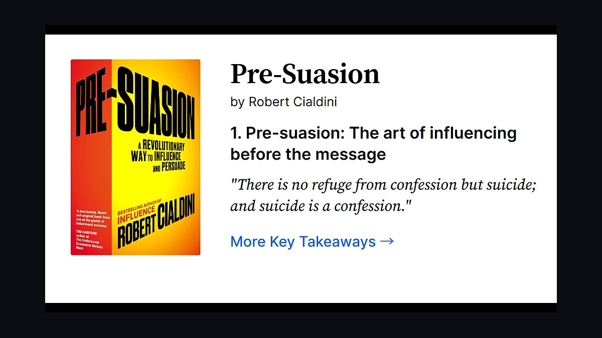 Pre-Suasion by Robert Cialdini — Top 10 Key Takeaways for Sales Leaders in 2027