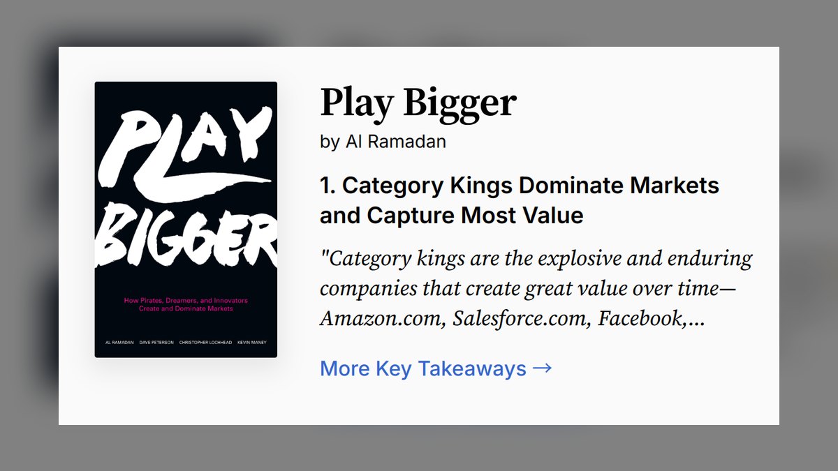 Play Bigger by Al Ramadan — Top 10 Key Takeaways for Sales Leaders in 2027 — figure 5