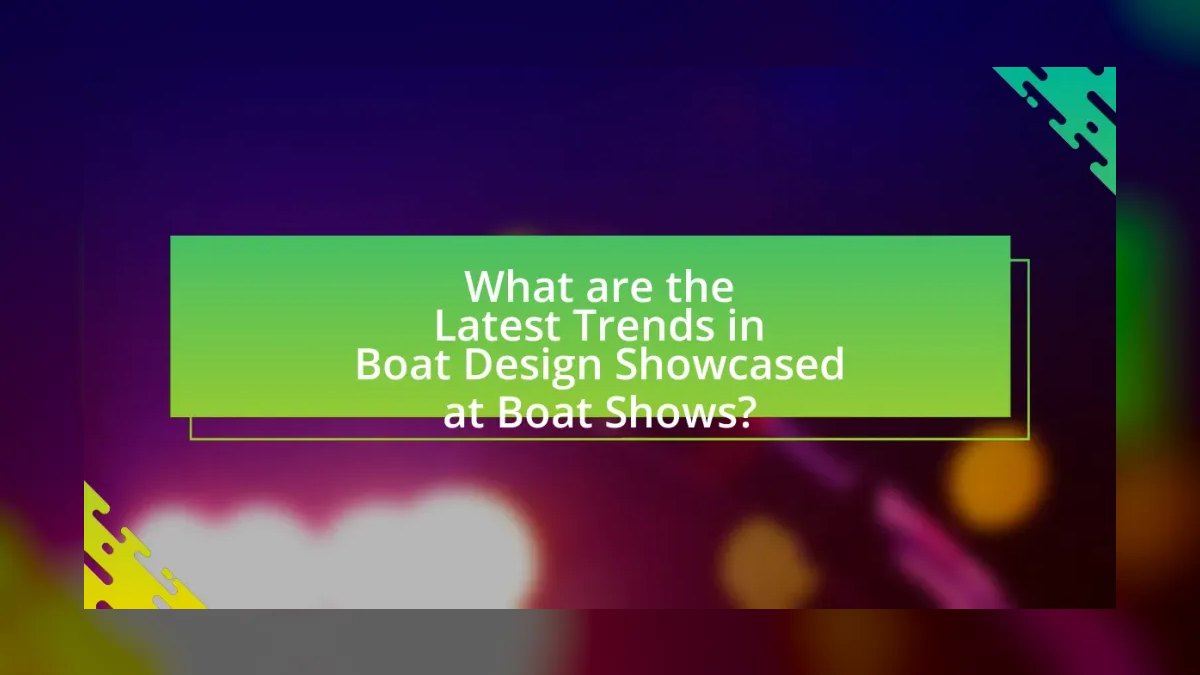 What are the biggest new boat design trends in 2027?