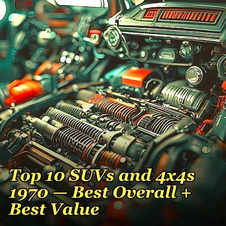 Top 10 SUVs and 4x4s 1970 — Best Overall + Best Value