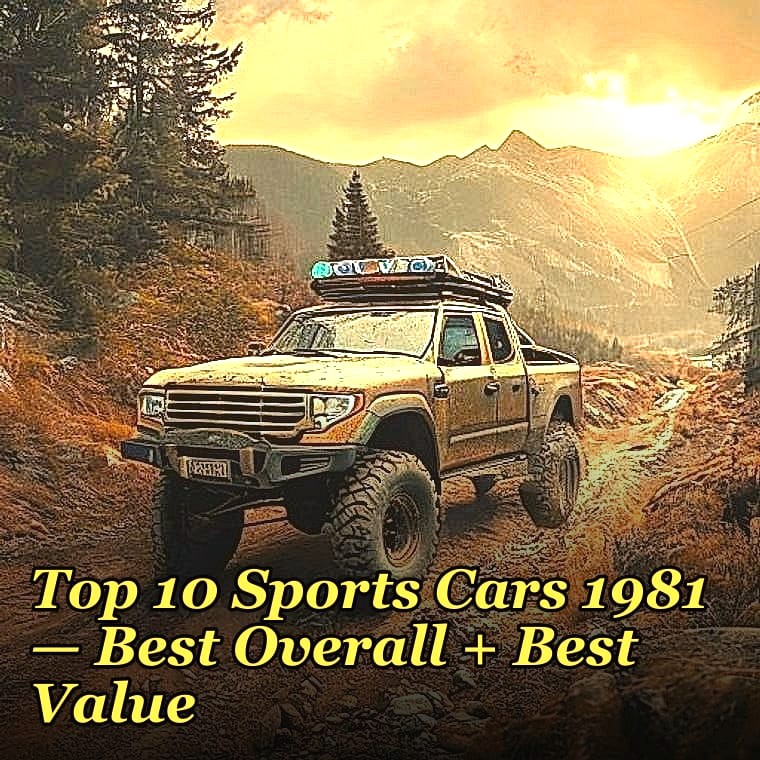 Top 10 Sports Cars 1981 — Best Overall + Best Value