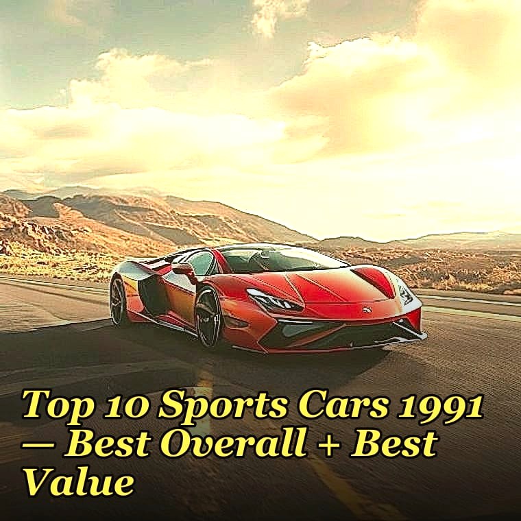 Top 10 Sports Cars 1991 — Best Overall + Best Value