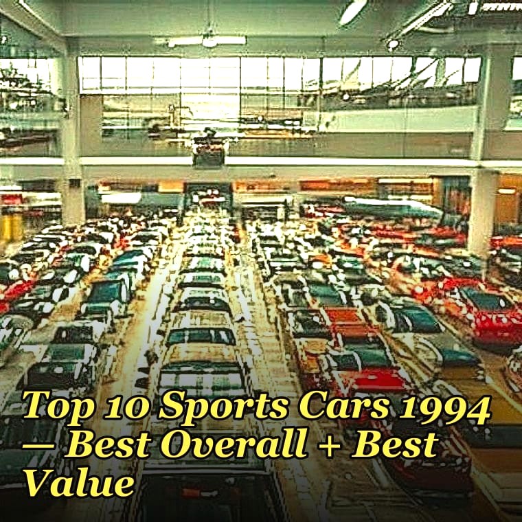 Top 10 Sports Cars 1994 — Best Overall + Best Value