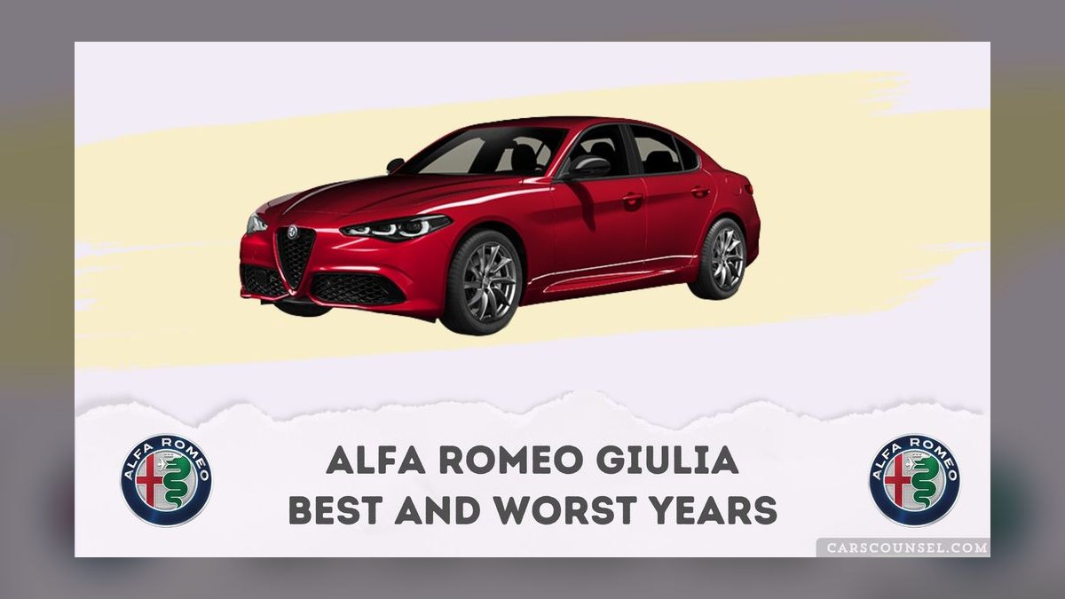 Best Alfa Romeo Giulia Model Years (Ranked) — figure 8