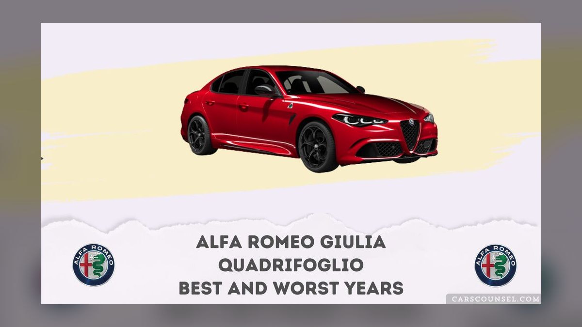 Best Alfa Romeo Giulia Model Years (Ranked) — figure 9