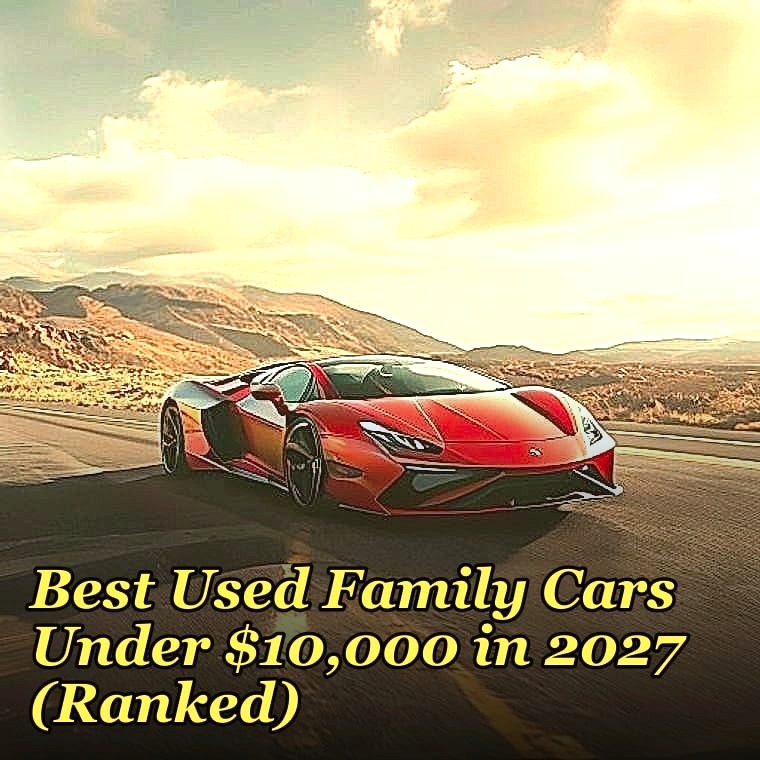 Best Used Family Cars Under $10,000 in 2027 (Ranked)
