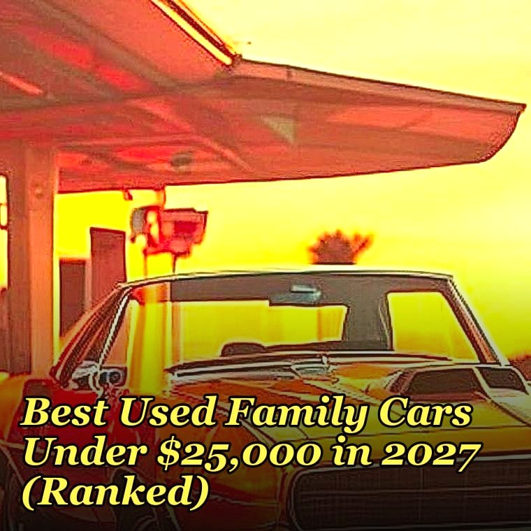 Best Used Family Cars Under $25,000 in 2027 (Ranked)