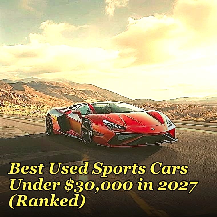 Best Used Sports Cars Under $30,000 in 2027 (Ranked)