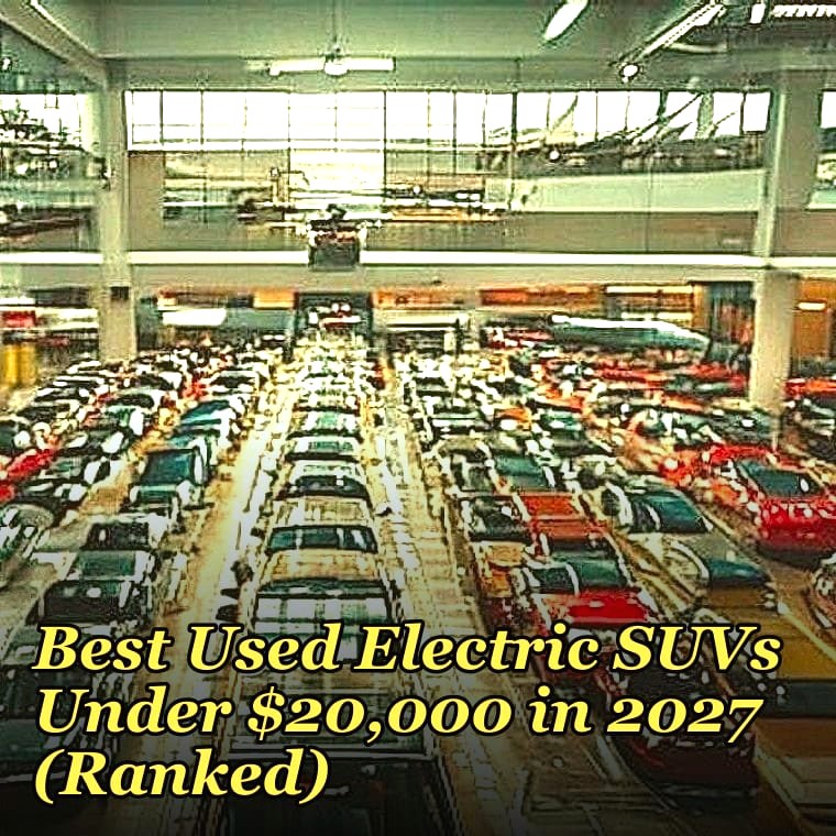 What are the most reliable used electric SUVs under $20,000 in 2027 for families needing a third row and towing capacity?