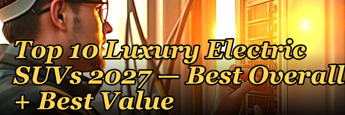 Top 10 Luxury Electric SUVs 2027 — Best Overall + Best Value