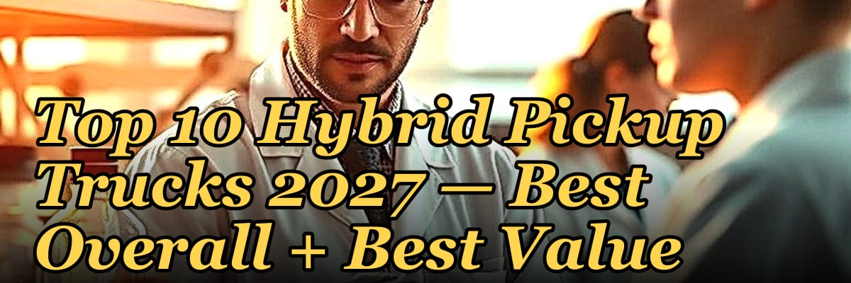 Top 10 Hybrid Pickup Trucks 2027 — Best Overall + Best Value