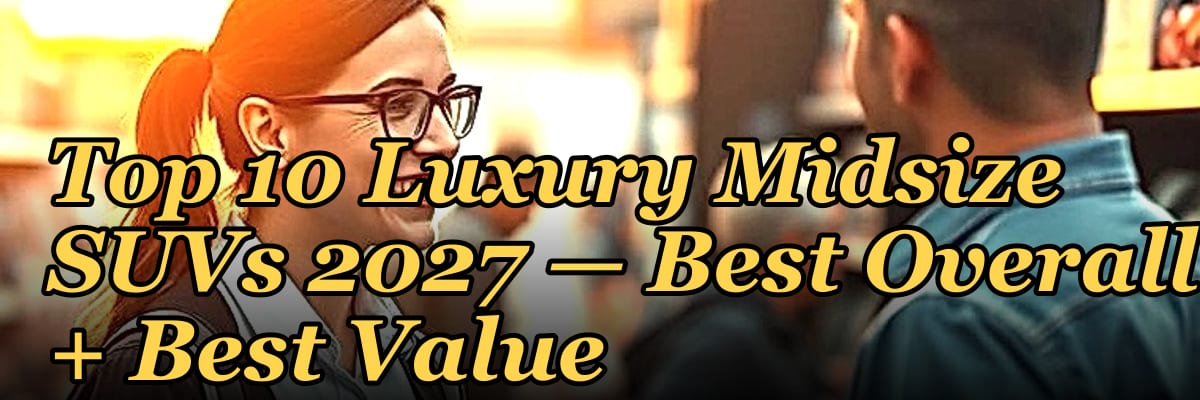 Top 10 Luxury Midsize SUVs 2027 — Best Overall + Best Value