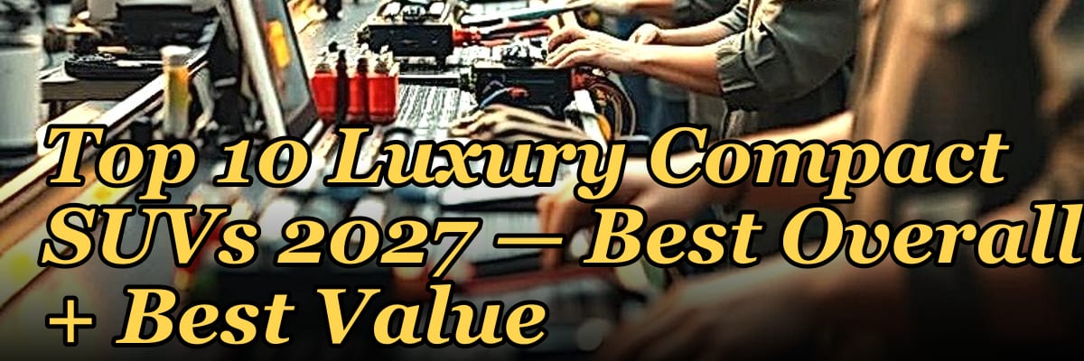 Top 10 Luxury Compact SUVs 2027 — Best Overall + Best Value