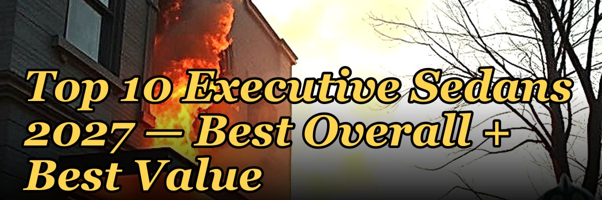 Top 10 Executive Sedans 2027 — Best Overall + Best Value