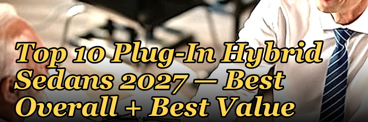Top 10 Plug-In Hybrid Sedans 2027 — Best Overall + Best Value