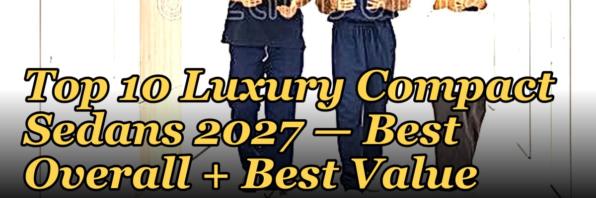 Top 10 Luxury Compact Sedans 2027 — Best Overall + Best Value