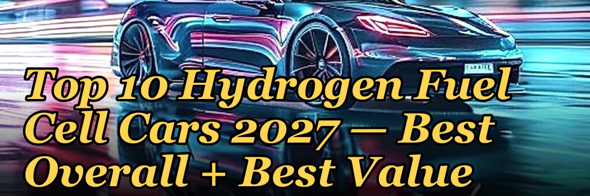 Top 10 Hydrogen Fuel Cell Cars 2027 — Best Overall + Best Value