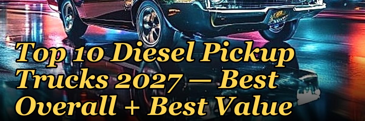 Top 10 Diesel Pickup Trucks 2027 — Best Overall + Best Value