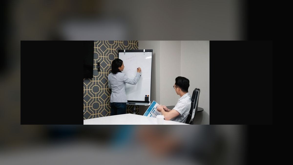 How do you coach a rep to control the room in a group demo — figure 5
