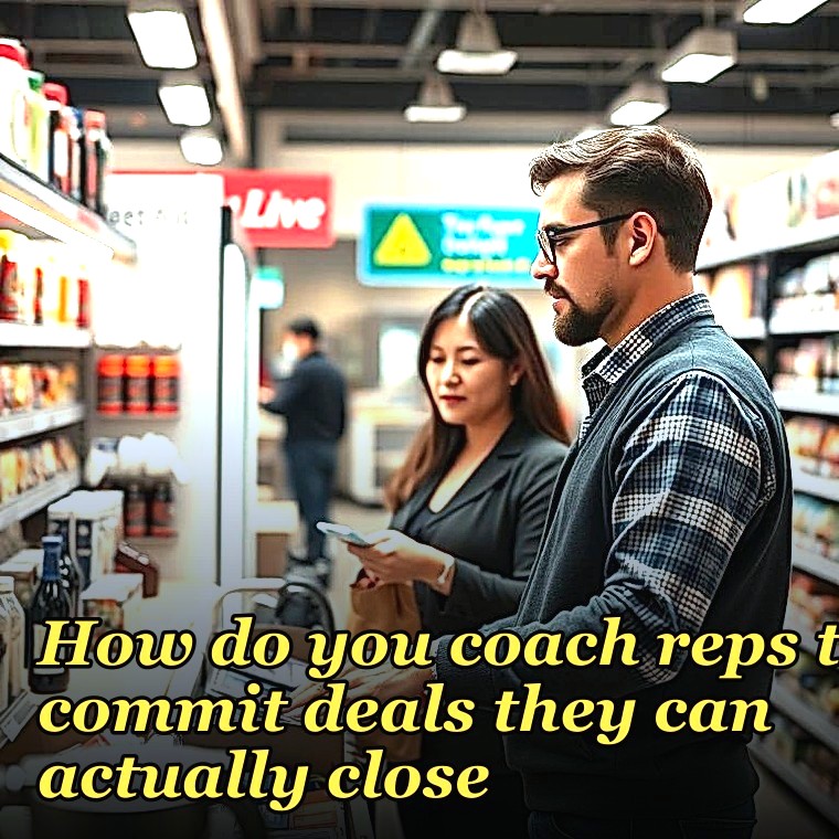 How do you coach reps to commit deals they can actually close?
